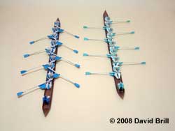 Racing Sculls by David Brill