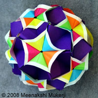 Flowered Sonobe by Meenakshi Mukerji