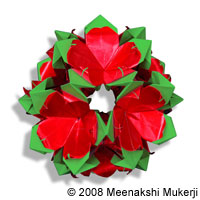 Layered Poinsettia by Meenakshi Mukerji